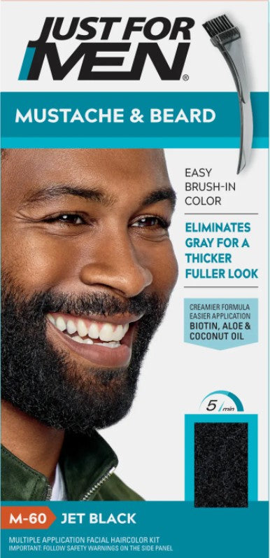 Just For Men Mustache & Beard Brush-In Color Gel - Palms Fashion Inc.