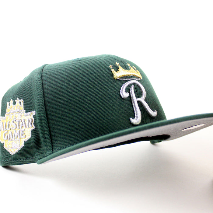 Kansas City Royals 2012 All Star Game New Era 59Fifty Fitted Hat (Dark Green Gray Under Brim)