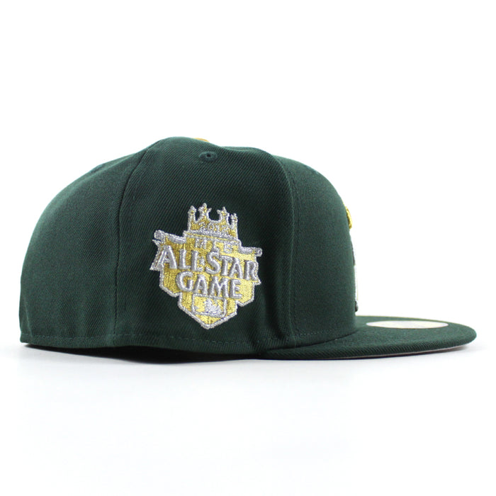 Kansas City Royals 2012 All Star Game New Era 59Fifty Fitted Hat (Dark Green Gray Under Brim)