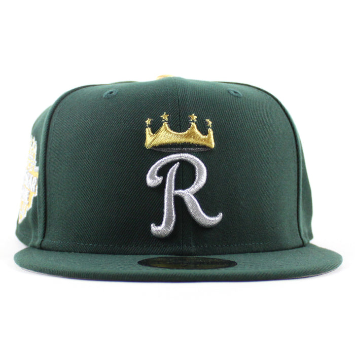 Kansas City Royals 2012 All Star Game New Era 59Fifty Fitted Hat (Dark Green Gray Under Brim)