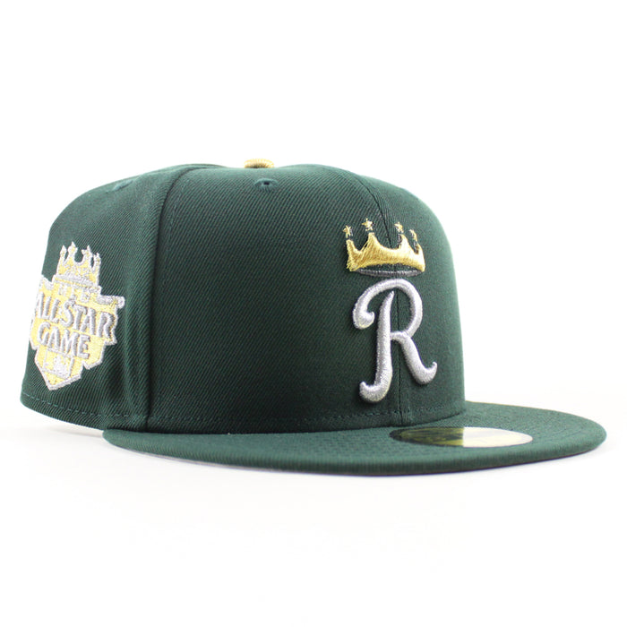 Kansas City Royals 2012 All Star Game New Era 59Fifty Fitted Hat (Dark Green Gray Under Brim)