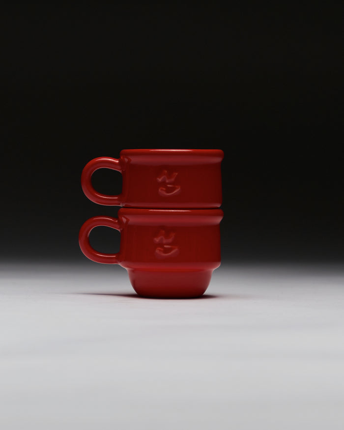 Kantine Espresso Cup Set Red