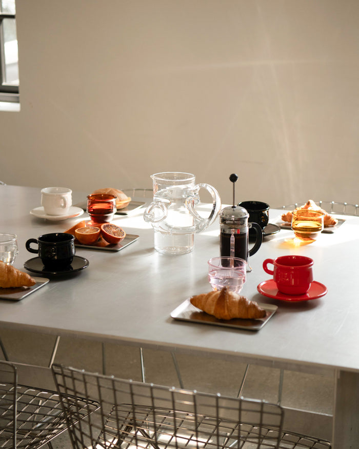Kantine Saucer Set Red