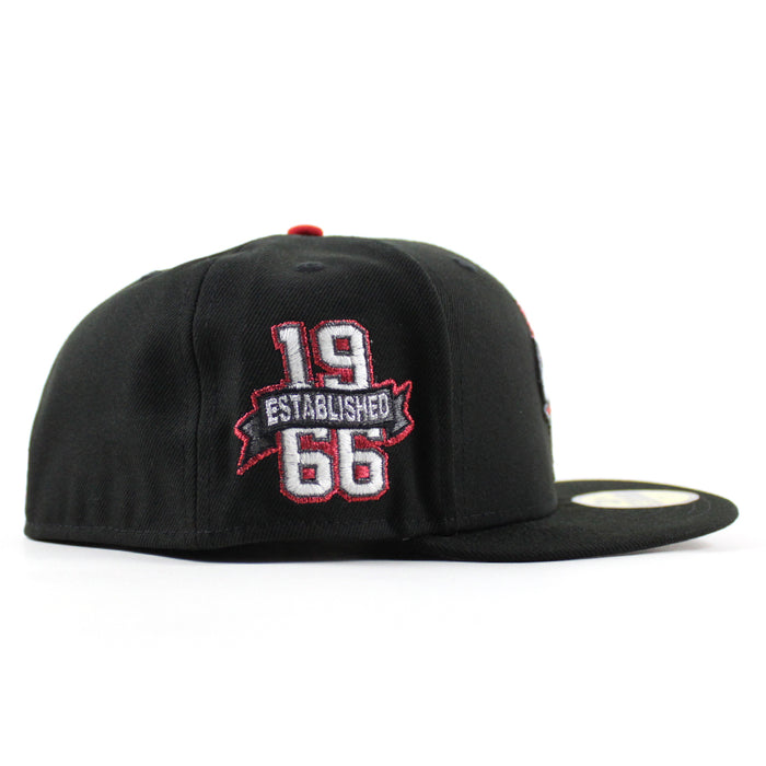 KATAKANA Chicago Bulls Hyperfly New Era 59fifty Fitted Hat (Black Gray Under Brim)