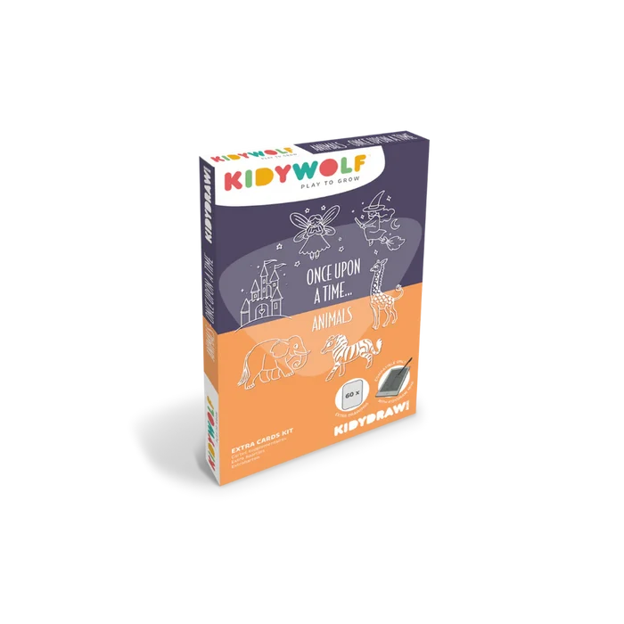 Kidywolf - KidyDraw - Refill Cards - Once Upon A Time & Animals
