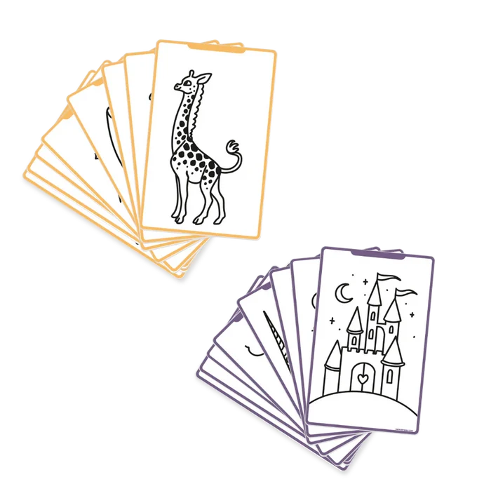 Kidywolf - KidyDraw - Refill Cards - Once Upon A Time & Animals - Content 3
