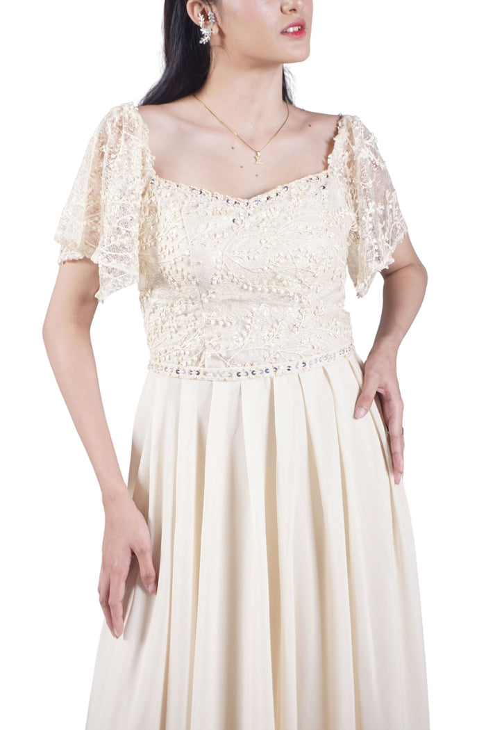 Premium Lace Bridesmaid Long Dress
