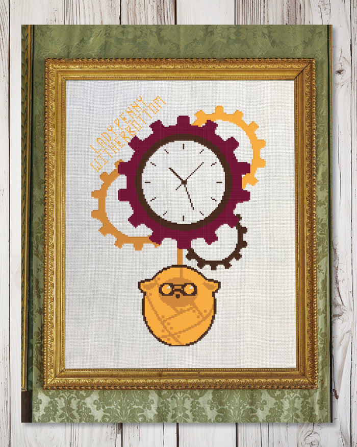Lady Penny Cross Stitch Pattern