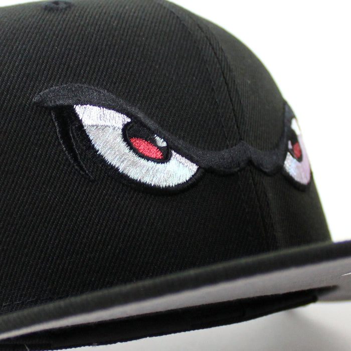 Lake Elsinore Storm California League Patch New Era 59Fifty Fitted Cap (Chrome White Black Green Under Brim)