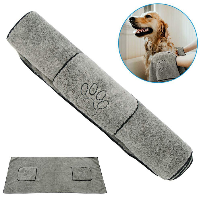 Large Puppy Pet Dog Bathrobe Bath Towel
