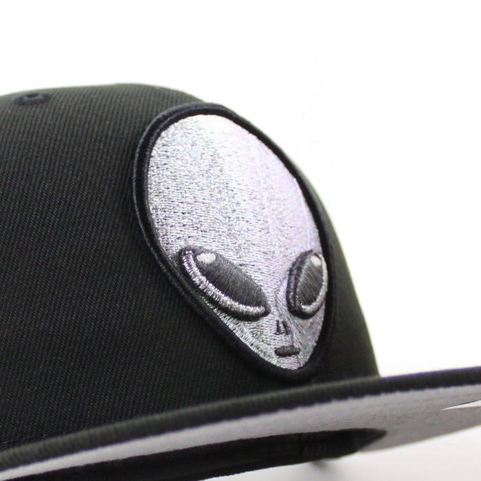 LAS VEGAS 51S New Era 59Fifty Fitted Hat (Metallic Iris Pack Black Gray Under Brim)