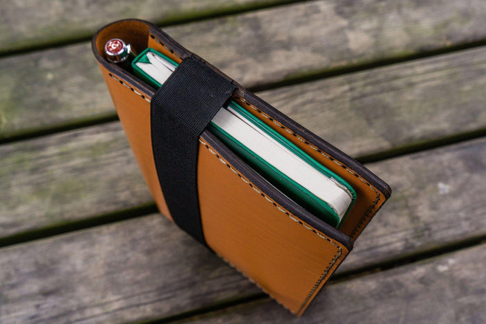 Leather Hobonichi Cousin A5 Planner Cover - Orange