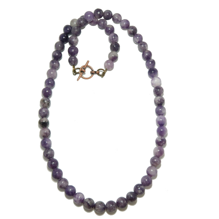lepidolite necklace