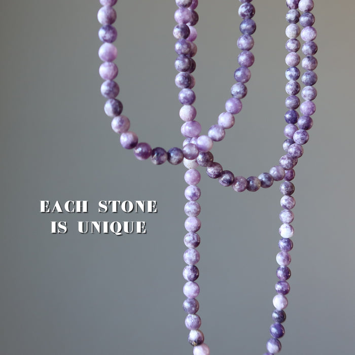 lepidolite necklaces