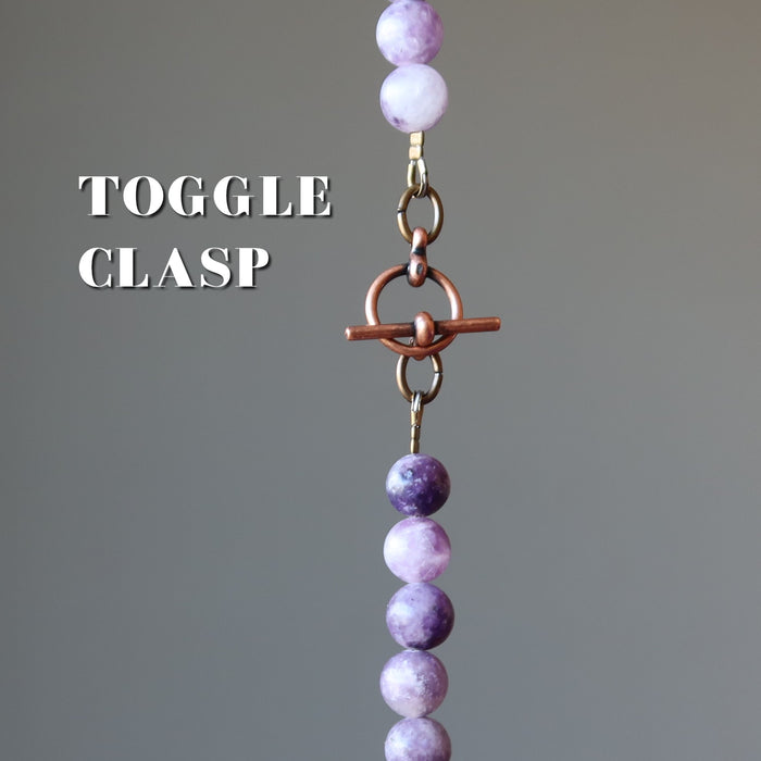 lepidolite necklace