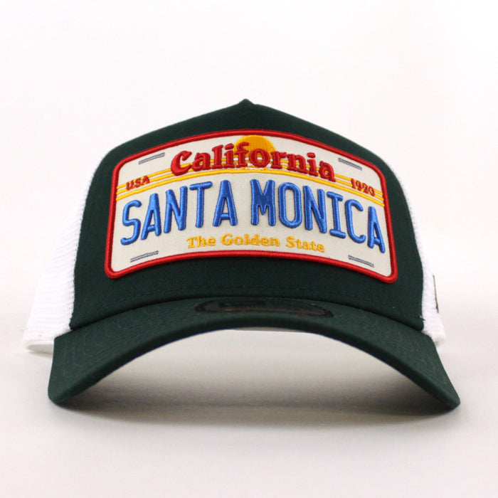 LICENSE PLATE TRUCKER Snapback Hat (Navy)