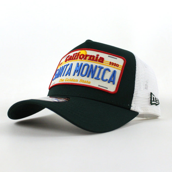 LICENSE PLATE TRUCKER Snapback Hat (Navy)