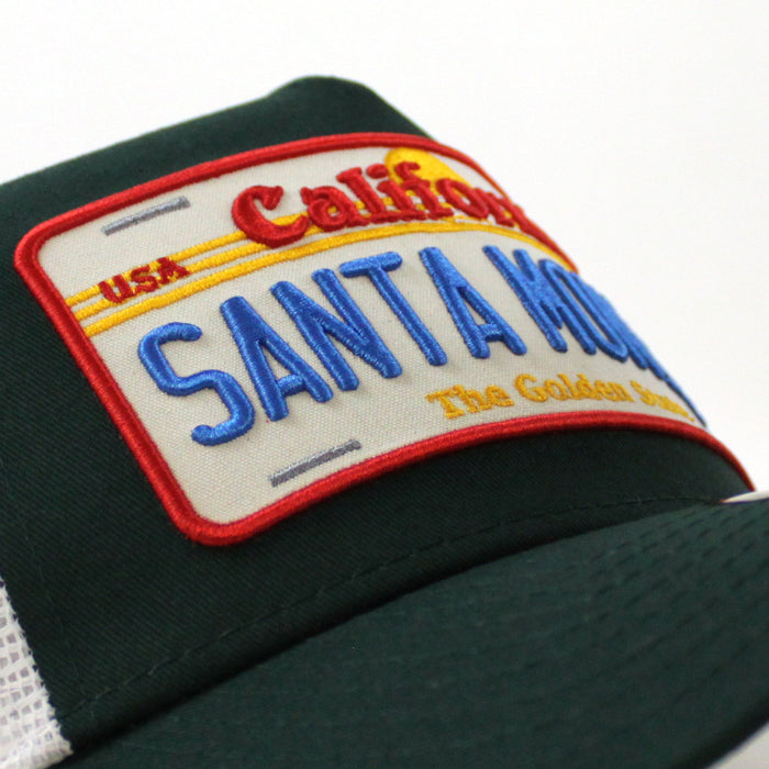 LICENSE PLATE TRUCKER Snapback Hat (Navy)