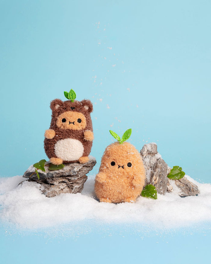 Brownie Ricespud & Lil' Bud Ricespud Mini Sitting Plush Toy - Lifestyle Cut