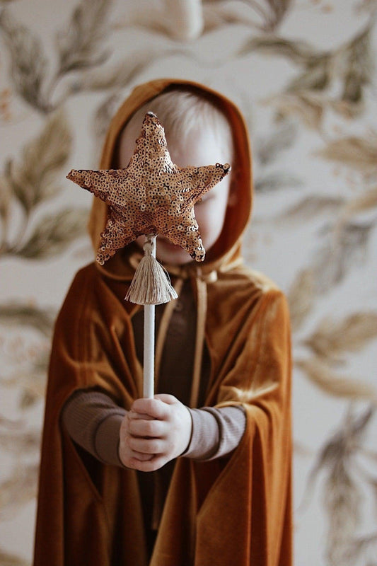 “Little Gold Riding Hood” Magic Cape