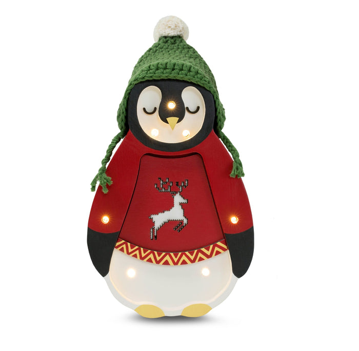 Little Lights Mini Holiday Penguin Lamp ~ Limited Edition