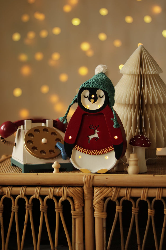 Little Lights Mini Holiday Penguin Lamp ~ Limited Edition
