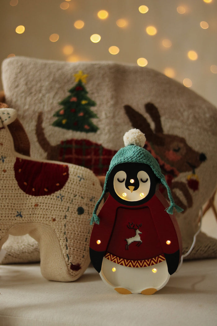 Little Lights Mini Holiday Penguin Lamp ~ Limited Edition