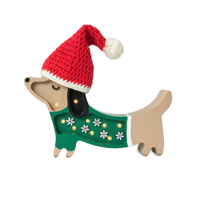 Little Lights Mini Holiday Puppy Lamp ~ Limited Edition