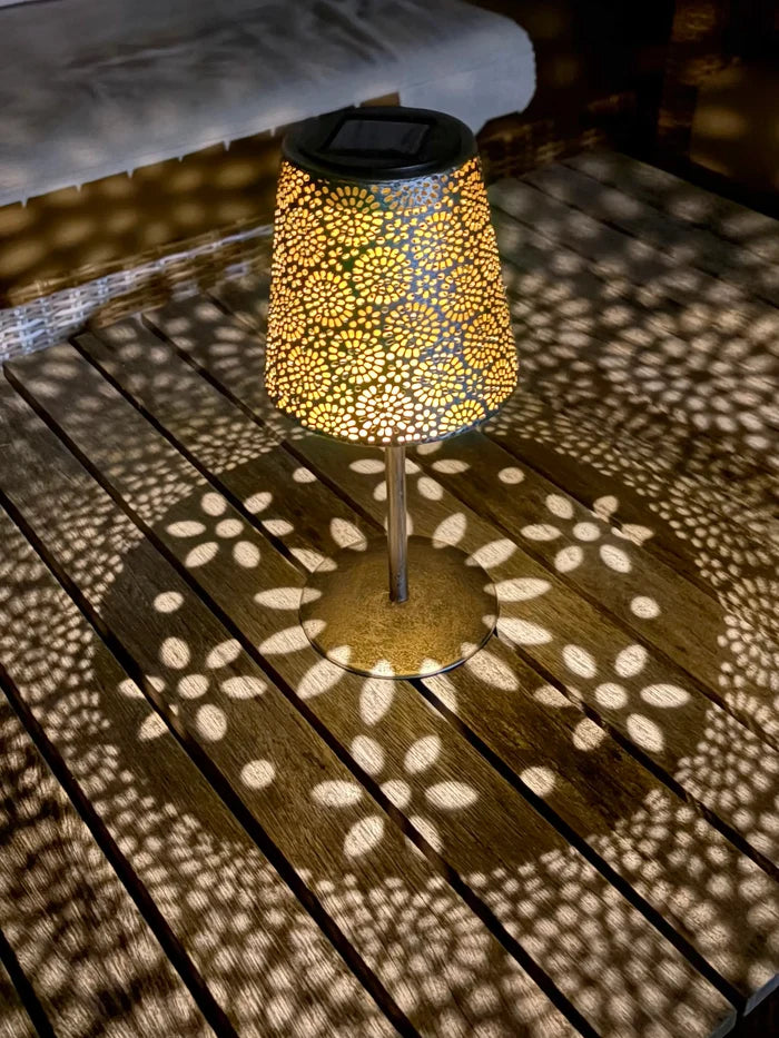 Little Solar Mandala Lamp - Bronze-view 1