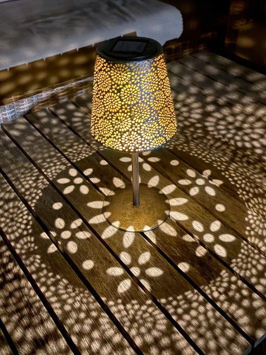 Little Solar Mandala Lamp - Bronze-view 1