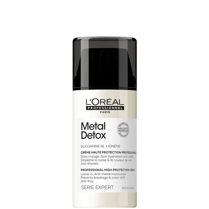 L’Oréal Professionnel Metal Detox Leave-In Hair Cream 100ml – Protect, Strengthen & Smooth Your Hair