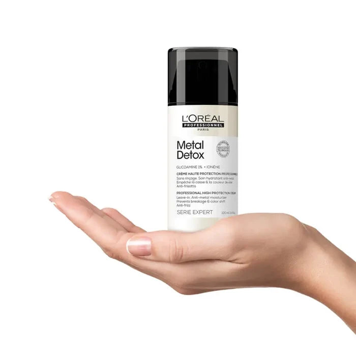 L’Oréal Professionnel Metal Detox Leave-In Hair Cream 100ml – Protect, Strengthen & Smooth Your Hair
