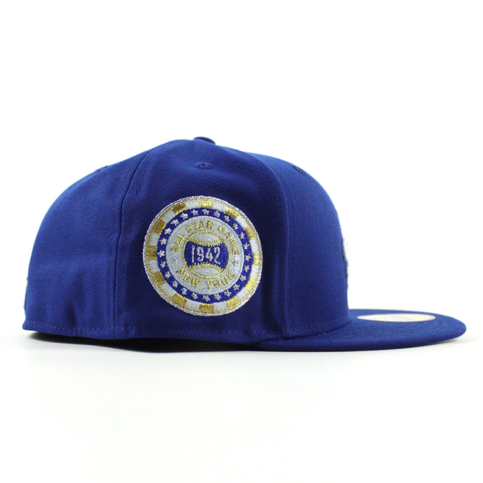 Los Angeles Dodgers 1942 All Star Game New Era 59Fifty Fitted Hat (Royal Blue Gray Under Brim)