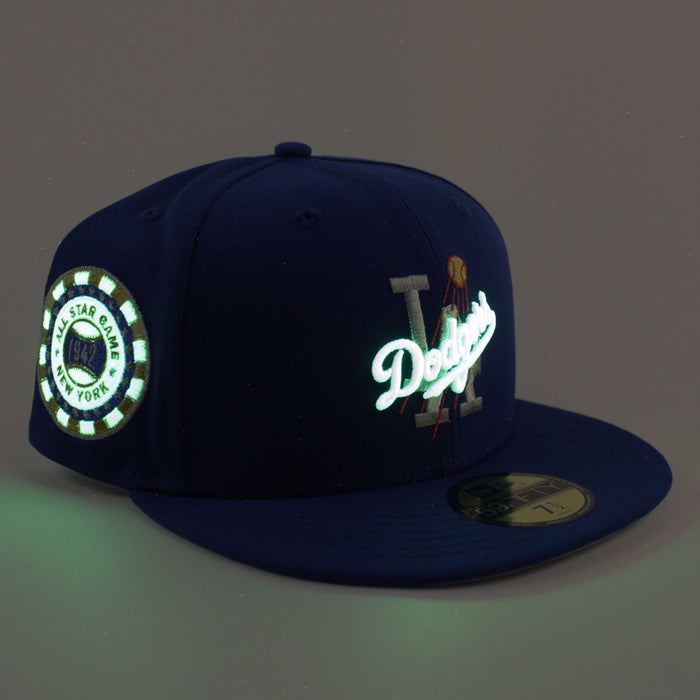 Los Angeles Dodgers 1942 All Star Game New Era 59Fifty Fitted Hat (Royal Blue Gray Under Brim)