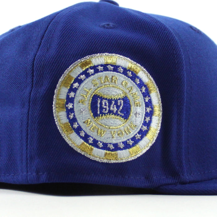 Los Angeles Dodgers 1942 All Star Game New Era 59Fifty Fitted Hat (Royal Blue Gray Under Brim)
