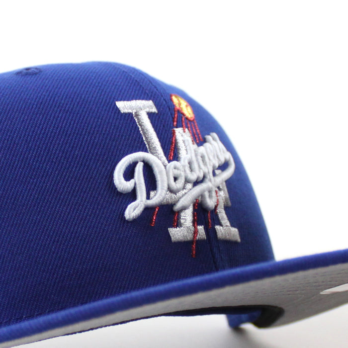 Los Angeles Dodgers 1942 All Star Game New Era 59Fifty Fitted Hat (Royal Blue Gray Under Brim)