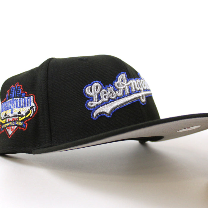 Los Angeles Dodgers 40th Anniversary Dodgers Stadium New Era 59Fifty Fitted Hat (Black Gray Under Brim)