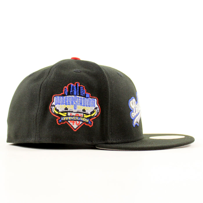 Los Angeles Dodgers 40th Anniversary Dodgers Stadium New Era 59Fifty Fitted Hat (Black Gray Under Brim)