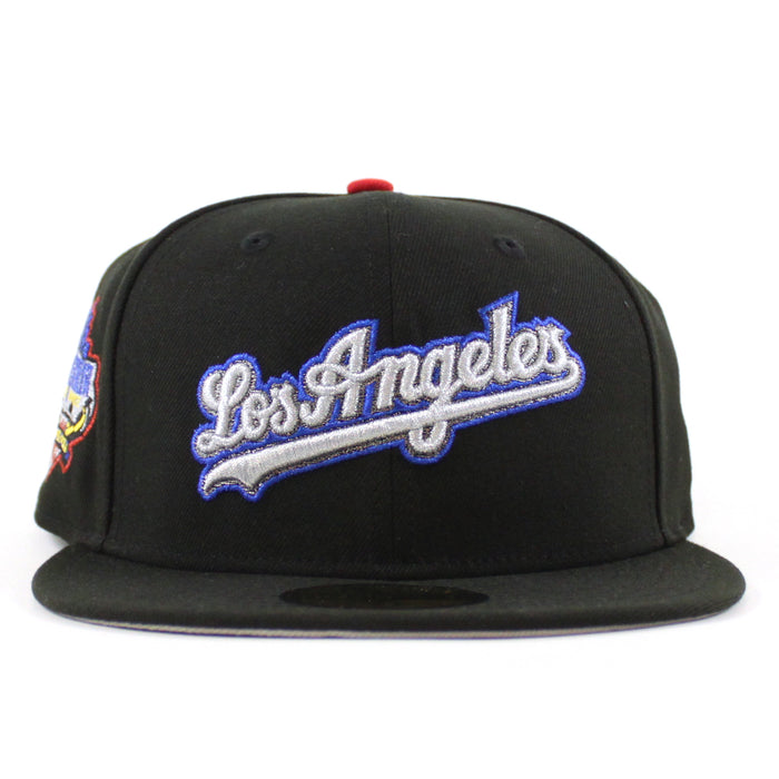 Los Angeles Dodgers 40th Anniversary Dodgers Stadium New Era 59Fifty Fitted Hat (Black Gray Under Brim)