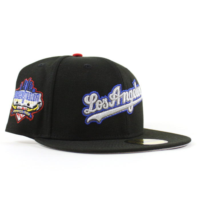 Los Angeles Dodgers 40th Anniversary Dodgers Stadium New Era 59Fifty Fitted Hat (Black Gray Under Brim)