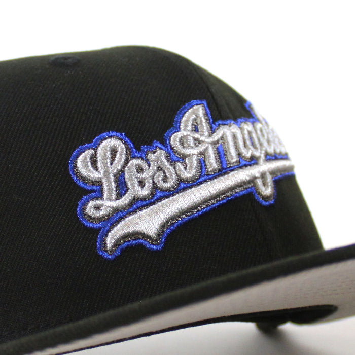 Los Angeles Dodgers 40th Anniversary Dodgers Stadium New Era 59Fifty Fitted Hat (Black Gray Under Brim)
