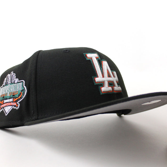 Los Angeles Dodgers 40th anniversary New Era 59Fifty Fitted Hat (Black Gray Under Brim)