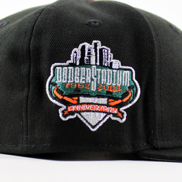 Los Angeles Dodgers 40th anniversary New Era 59Fifty Fitted Hat (Black Gray Under Brim)