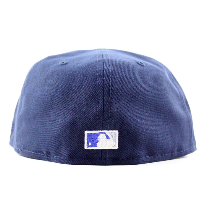 Los Angeles Dodgers 40th Anniversary New Era 59Fifty Fitted Hat (Oceanside Blue Black Gray Under Brim)