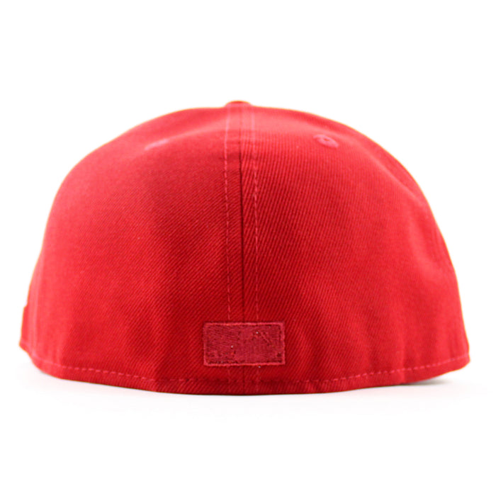 Los Angeles Dodgers Dodgers Stadium Patch New Era 59Fifty Fitted Hat (Scarlet Red Gray Under Brim)