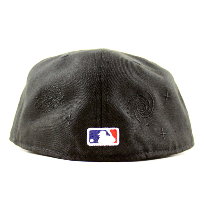 Los Angeles Dodgers GLOBAL ENERGY New Era 59Fifty Fitted Hat (Black Gray Under Brim)