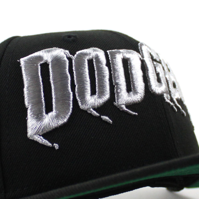 Los Angeles dodgers Olympic Stadium New Era 59Fifty Fitted Hat (Black Green Under Brim)