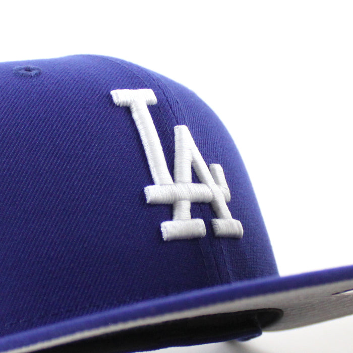 Los Angeles Dodgers Tokyo Series Patch New Era 59Fifty Fitted Hat (Dark Royal Blue Gray Under Brim)