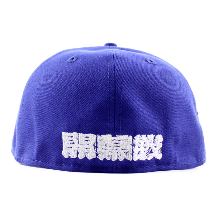Los Angeles Dodgers Tokyo Series Patch New Era 59Fifty Fitted Hat (Dark Royal Blue Gray Under Brim)