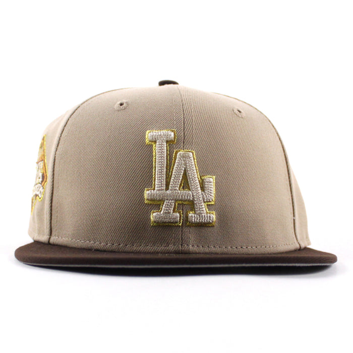 Los Angeles Dodgers Viva La Dodgers New Era 59Fifty Fitted Hat (Camel Burnt Wood Gray Under Brim)